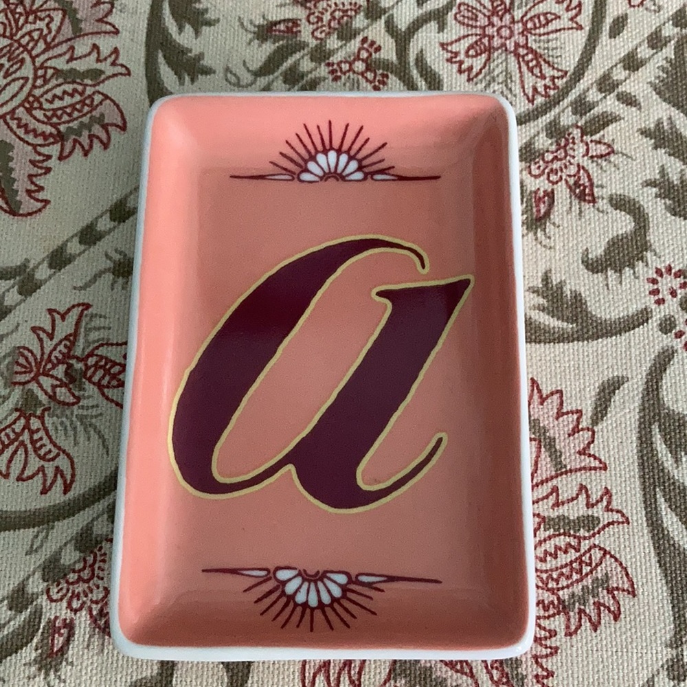 Rosanna Alphabet Studio Porcelain Trinket Dish